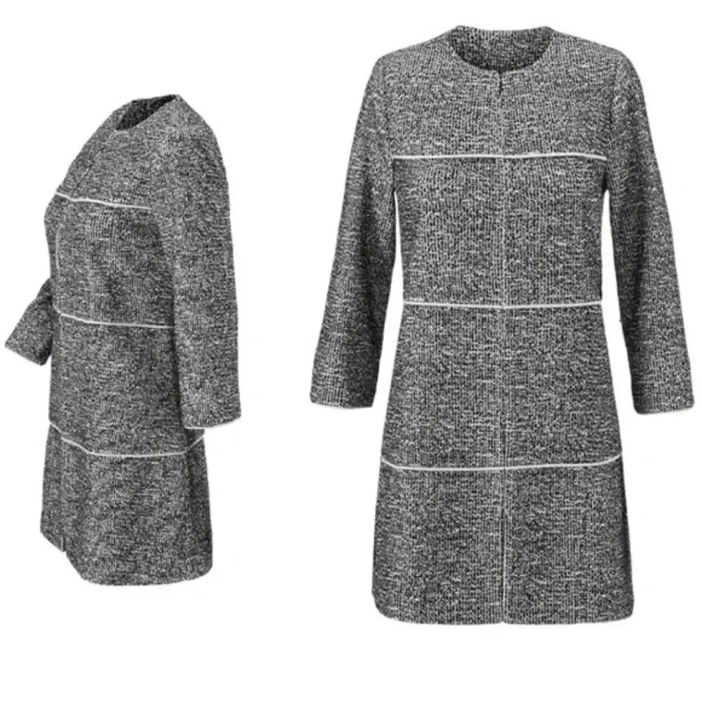 EUC Cabi The Times Knit Jacket Grey & Black Size S